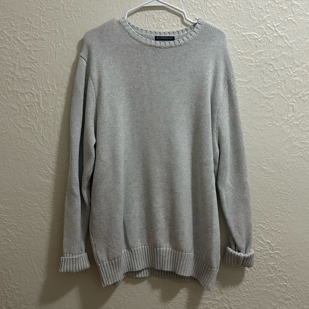 Brandy Melville Never Worn Gray Oversized Sweater One Size